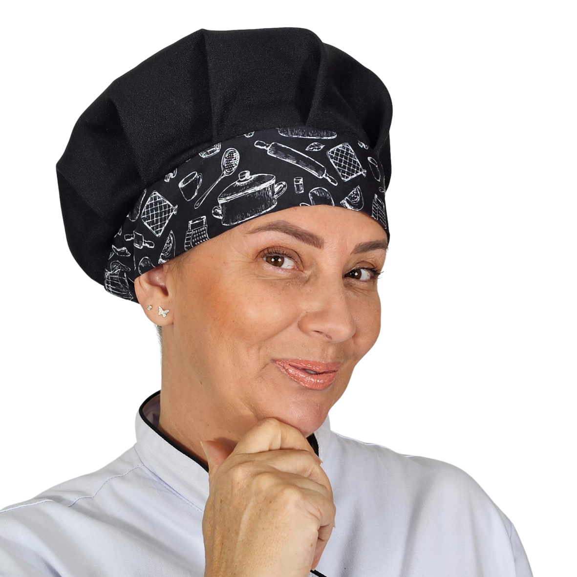 Touca Gourmet Estampada - Caçarola