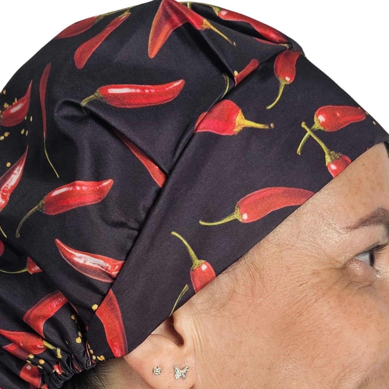 Kit Avental e Touca Conffort - Pimenta Vermelha - Imagem 2