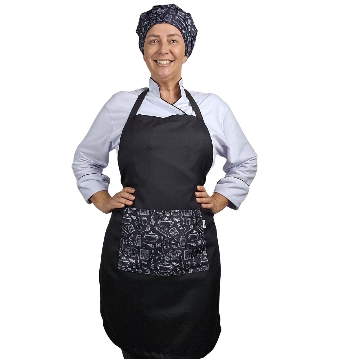 Kit Avental e Touca Conffort – Caçarola