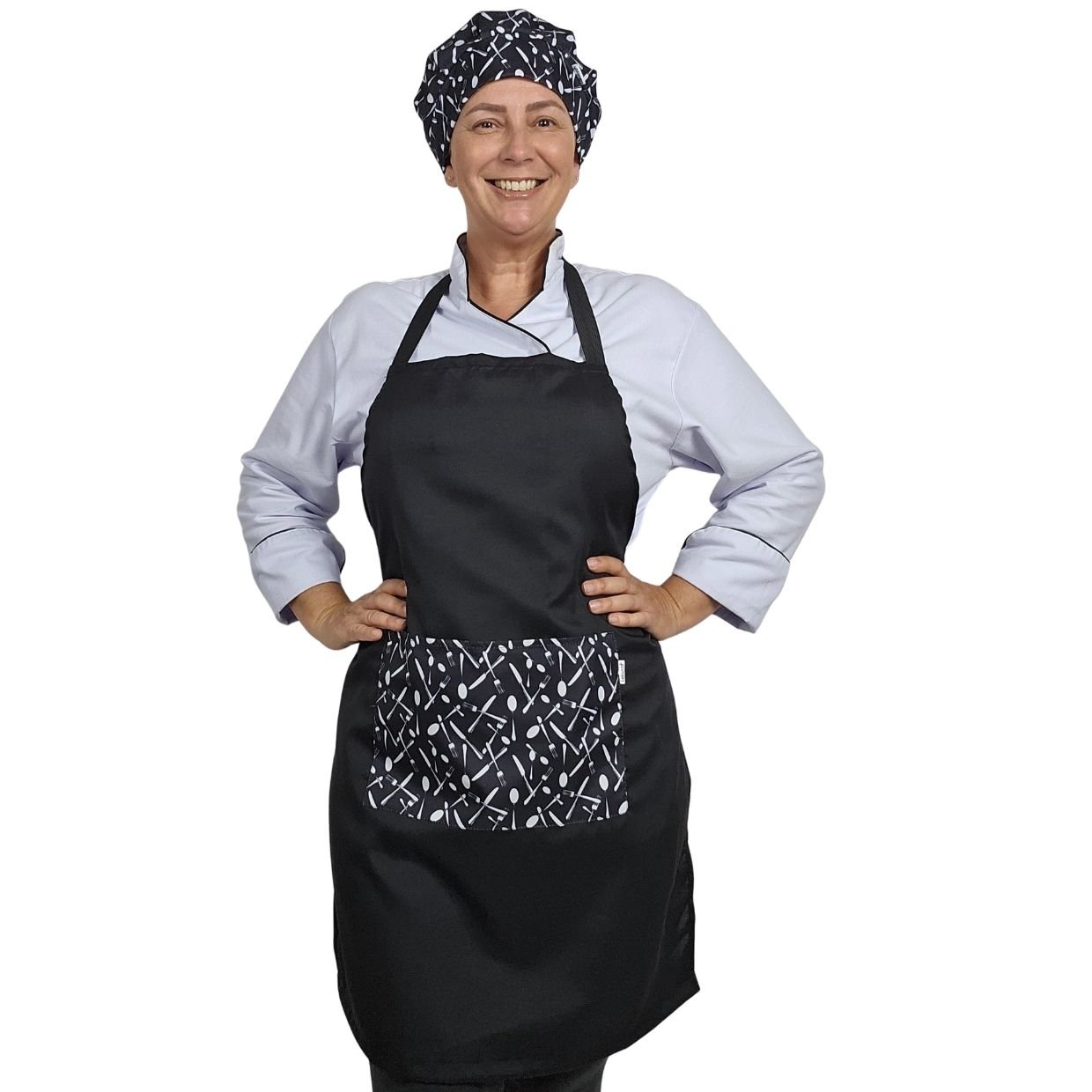 Kit Avental e Touca Conffort – Talheres