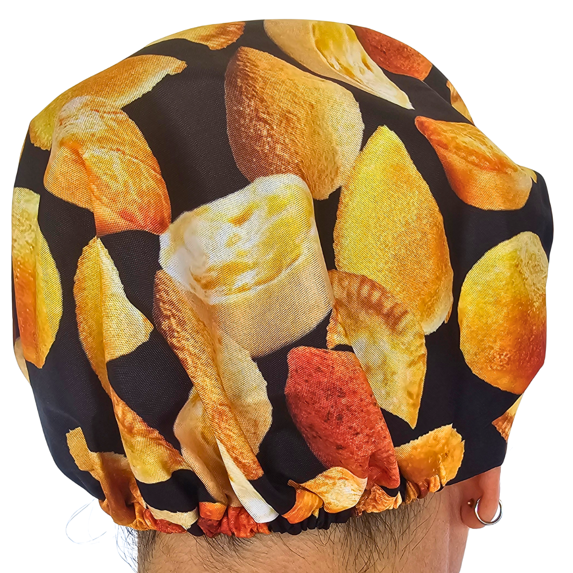 Kit Avental e Touca Conffort Estampada - Salgados - Imagem 3