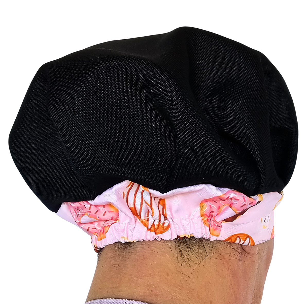 Kit Avental e Touca Gourmet Estampada - Donuts - Imagem 3